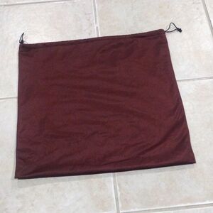 Unbranded Burgundy Drawstring Storage Dust Bag Sized 14.5 x 15-inch